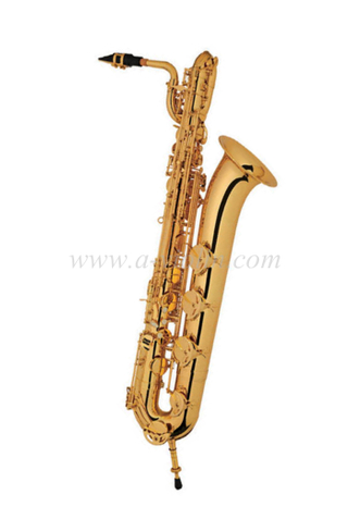 [Aileen] Curved body bB brass lacquered baritone saxophone (SP4001G)