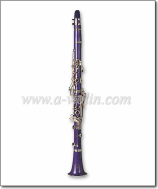 Purple color Nickel plated keys Bb Clarinet (CL3071N)