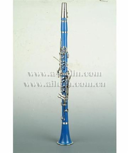 ABS Light Blue 17 Keys Bb Key Colorful Clarinet (CL3071-Blue)