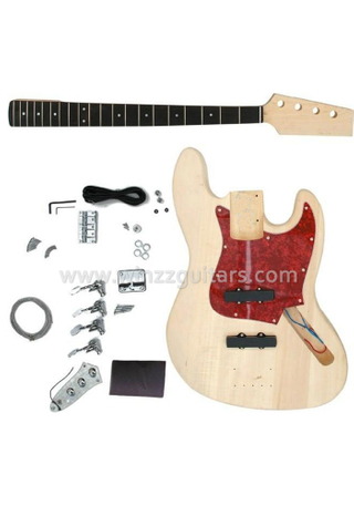 Unfinished DIY Electric Bass Guitar Kits (EBS100-W)