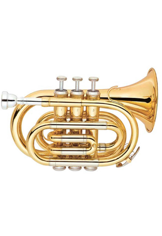 bB Key Cupronickel Tuning Pipe Pocket Trumpet(HTP-M400G-SYY)