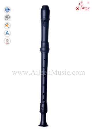 Black Baroque Style Alto Recorder Flute (RE2330B-2)