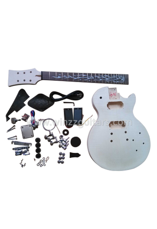 High Quality LP Style DIY electric guitar kits (EGR200A-W1)