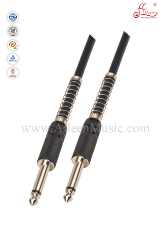 0.5-50m PVC Black Spiral Shield Instrument Guitar Cable (AL-G030)