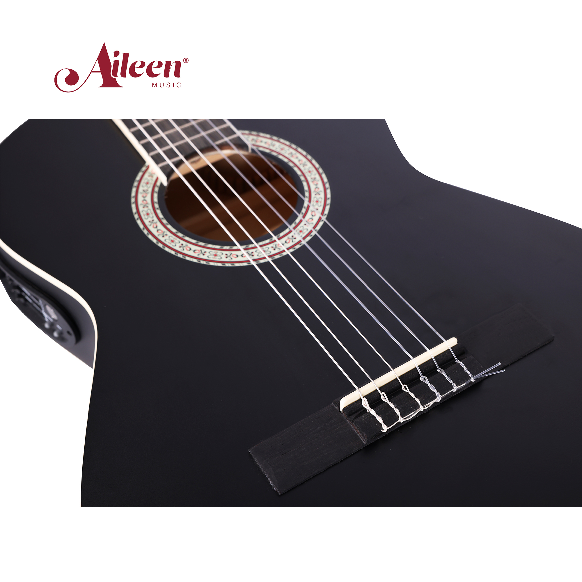 Thin body classical electric guitar 39 inch musical instruments(AC10TMCE-39)