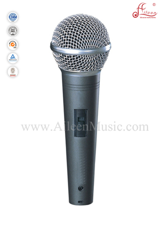 ( AL-S9.0E )Hot sale Uni-directivity Metal Moving-coil 4.5 Meter Cable Wired Microphone