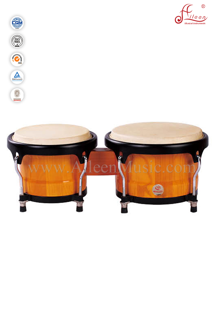 Percussion Wooden Bongo Drum (BOBCS006) Aileen Music