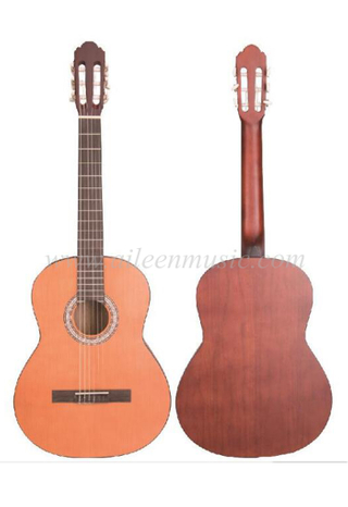 36 Inch Advancing Student Catalpa Plywood Back And Side Classical Guitar (AC161)