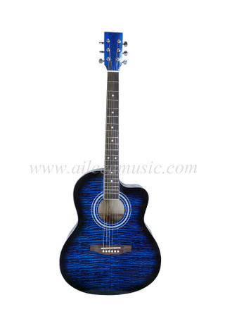 39" Linden Plywood Color Acoustic Guitar (AF228)
